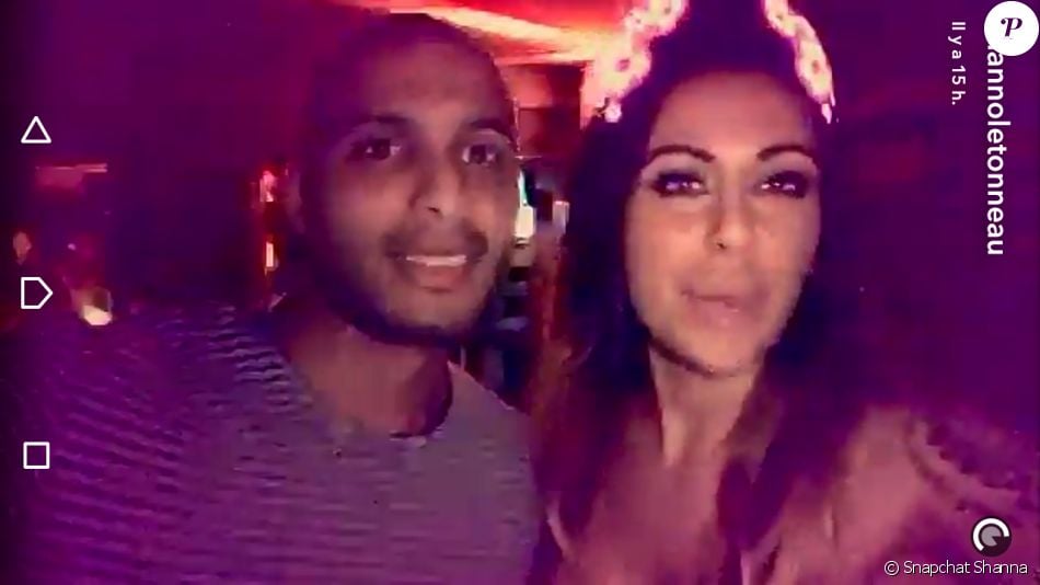Shanna Kress et un ami en boîte de nuit, février 2017, Snapchat