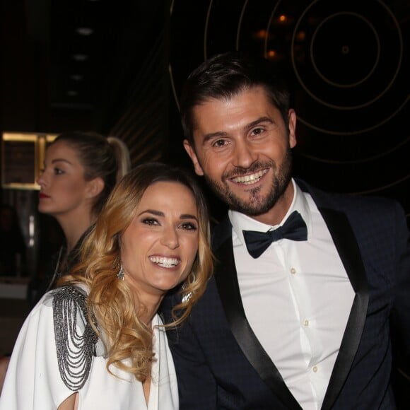 Capucine Anav et Christophe Beaugrand - 4ème cérémonie des Melty Future Awards au Grand Rex à Paris, le 6 février 2017. © Denis Guignebourg/Bestimage