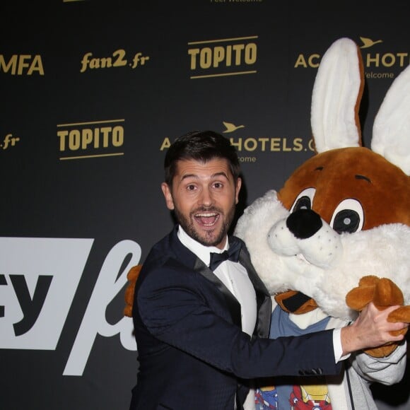 Christophe Beaugrand et Tam Tam - 4ème cérémonie des Melty Future Awards au Grand Rex à Paris, le 6 février 2017. © Denis Guignebourg/Bestimage