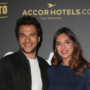 Amir Haddad et la chanteuse Alma - 4ème cérémonie des Melty Future Awards au Grand Rex à Paris, le 6 février 2017. © Denis Guignebourg/Bestimage