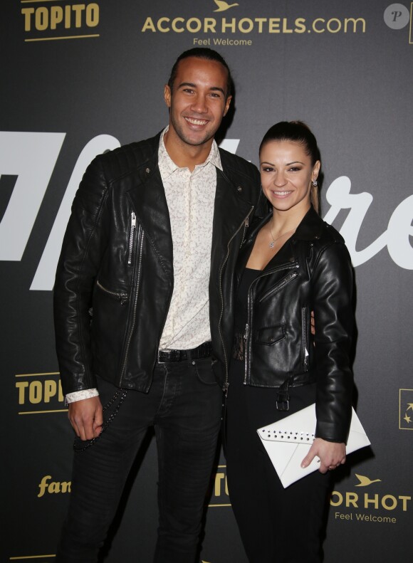 Laurent Maistret et Denitsa Ikonomova - 4ème cérémonie des Melty Future Awards au Grand Rex à Paris, le 6 février 2017. © Denis Guignebourg/Bestimage