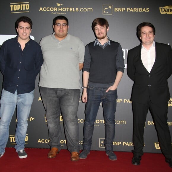 Tars, Vinz et Odemian (Gamers) - 4ème cérémonie des Melty Future Awards au Grand Rex à Paris, le 6 février 2017. © Denis Guignebourg/Bestimage