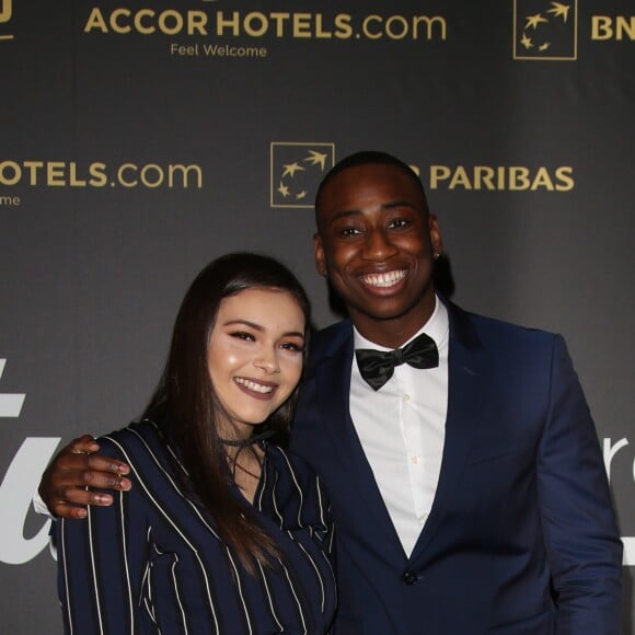 Tonio Life et sa compagne Léa - 4ème cérémonie des Melty Future Awards au Grand Rex à Paris, le 6 février 2017. © Denis Guignebourg/Bestimage