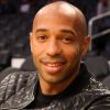 Thierry Henry - Célébrités lors du match de basket Lakers contre San Antonio Spurs au Staples Center de Los Angeles le 19 février 2016.