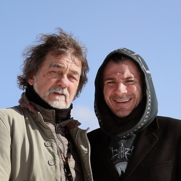 Olivier Marchal président du jury et le membre du jury Michaël Youn - 19ème Festival des créations télévisuelles de Luchon le 3 février 2017. © Patrick Bernard/ Bestimage