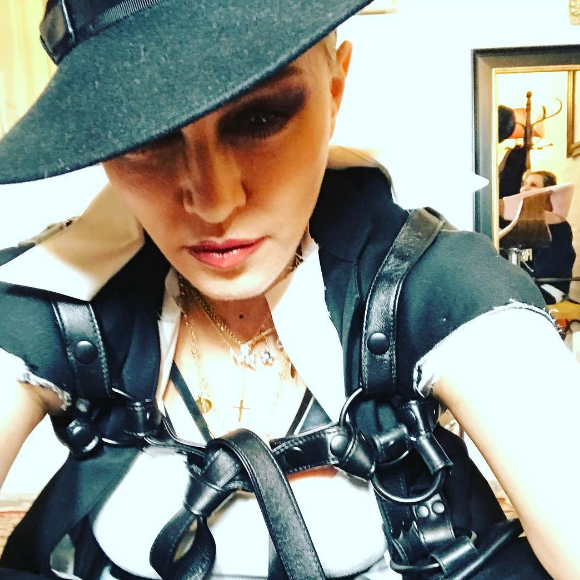 Madonna a publié un selfie sur sa page Instagram en février 2017