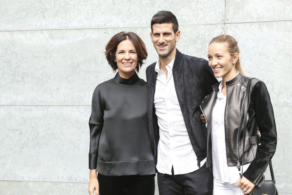 Photo : Novak Djokovic Et Sa Femme Jelena Djokovic En Compagnie De ...