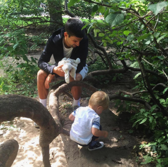 Novak Djokovic et sa femme Jelena, parents d'un petit Stefan (photo) né en octobre 2014, attendraient leur 2e enfant pour le mois d'août 2017 selon le tabloïd serbe Blic. Photo Instagram 2016.