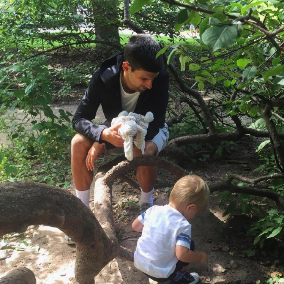 Novak Djokovic et sa femme Jelena, parents d'un petit Stefan (photo) né en octobre 2014, attendraient leur 2e enfant pour le mois d'août 2017 selon le tabloïd serbe Blic. Photo Instagram 2016.