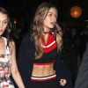 Gigi Hadid et Bella Hadid - Les célébrités à Venice avant le défilé de mode Tommy Hilfiger à Los Angeles, le 8 février 2017