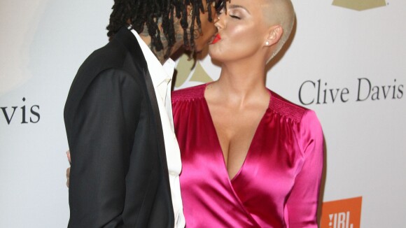 Amber Rose justifie son baiser avec son ex Wiz Khalifa : "On est une famille"