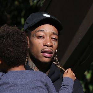 Amber Rose et Wiz Khalifa emmènent leur fils Sebastian à une fête de Thanksgiving à Studio City, le 23 novembre 2016
