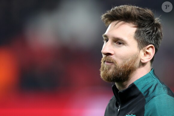 Lionel Messi lors du match de Ligue des Champions, 8ème de finale, Paris Saint-Germain contre le FC Barcelona au parc des Princes à Paris, France, le 14 février 2017. Le PSG a remporté le match sur le score de 4-0. © Cyril Moreau/Bestimage