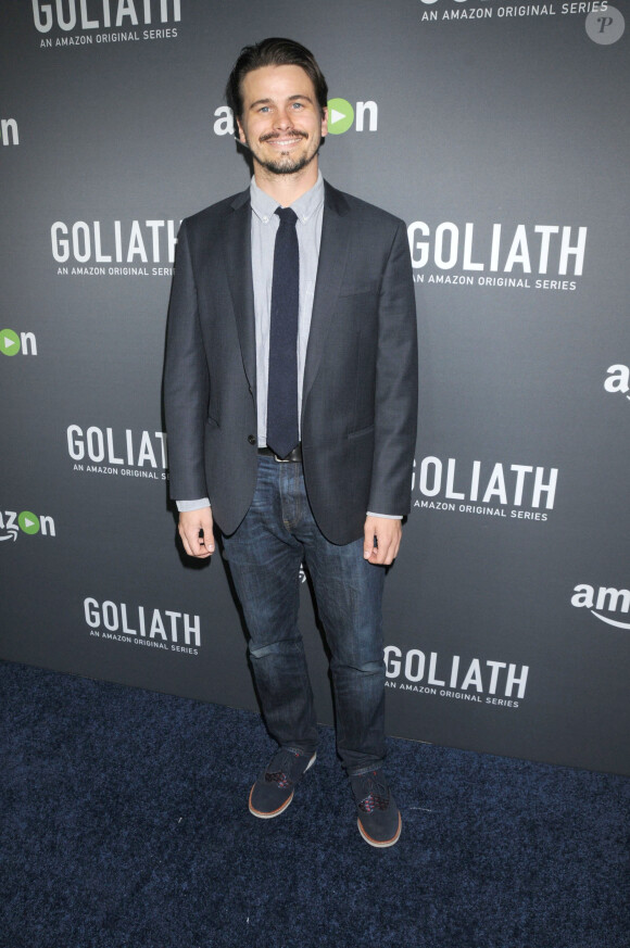 Jason Ritter à la première de ''Goliath'' à West Hollywood, le 29 septembre 2016