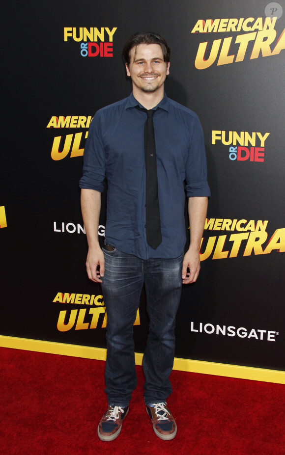 Jason Ritter à l'Avant-première du film "American Ultra" au Ace Hotel à Los Angeles, le 18 août 2015. © CPA/Bestimage