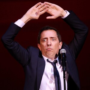 Exclusif - Gad Elmaleh se produit sur la mythique scène du "Carnegie Hall" à New York, avec son spectacle "Oh My Gad", entièrement joué en anglais. New York, le 11 février 2017. © Dominique Jacovides/Bestimage