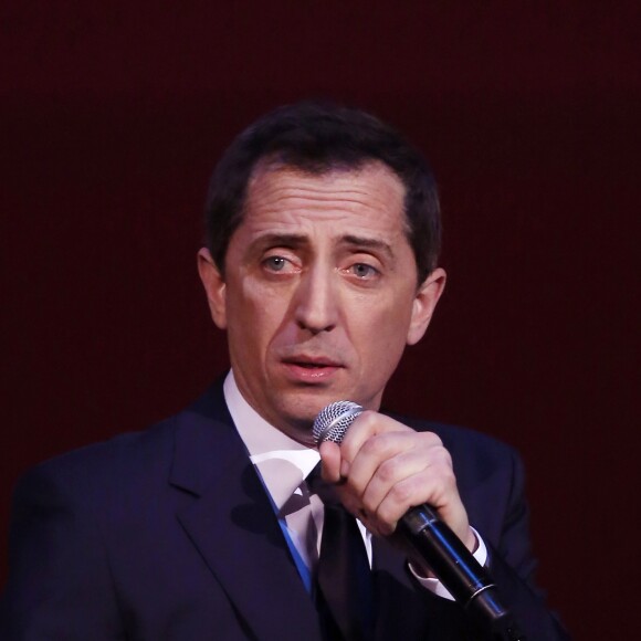 Exclusif - Gad Elmaleh se produit sur la mythique scène du "Carnegie Hall" à New York, avec son spectacle "Oh My Gad", entièrement joué en anglais. New York, le 11 février 2017. © Dominique Jacovides/Bestimage