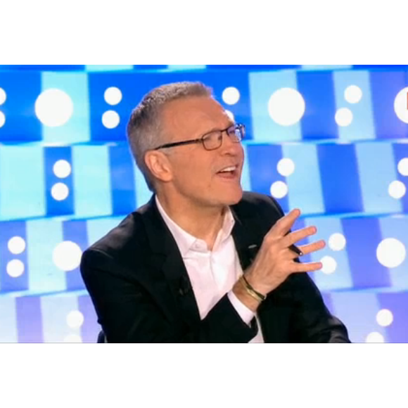 Laurent Ruquier dans "On n'est pas couché", le 18 février 2017 sur France 2.