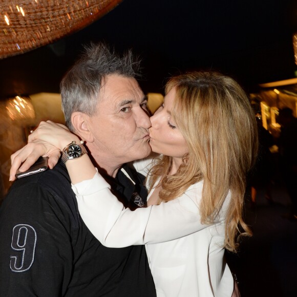 Semi-Exclusif - Jean-Marie Bigard et sa femme Lola Marois Bigard - 11ème cérémonie des Globes de Cristal au Lido à Paris, le 30 janvier 2017. © Rachid Bellak/Bestimage