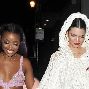 Kendall Jenner et Justine Skye ont fait la fête à Londres, le 20 février 2017