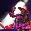 Lauryn Hill en concert, sur la scène Masséna, au Nice Jazz Festival. Le 9 juillet 2015