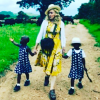 Madonna a adopté deux nouvelles jumelles au Malawi - Photo publiée sur Instagram en février 2017
