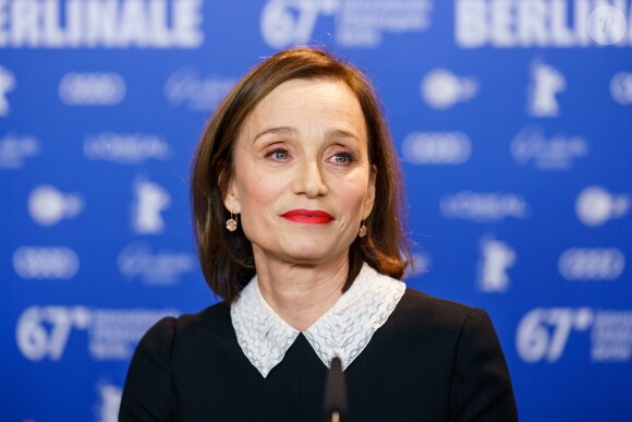 Kristin Scott Thomas - Conférence de presse du film " The Party" au 67e festival du film de Berlin le 13 février 2017.