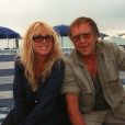 Marc Simenon et sa femme Mylène Demongeot à Saint Tropez en 1996.
