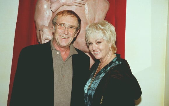 Marc Simenon et sa femme Mylène Demongeot à Paris en 1997.