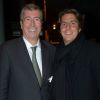 Patrick Balkany et son fils Alexandre Balkany lors de l'avant-première du film Vive la France à l'UGC Ciné Cité Bercy à Paris, le 19 février 2013.