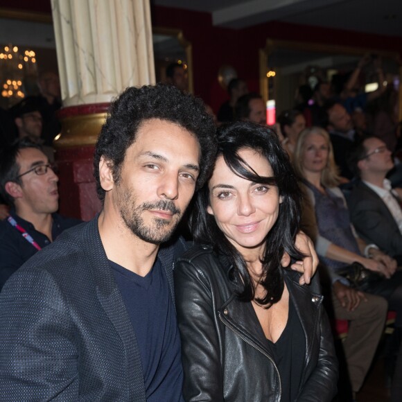 Tomer Sisley et sa compagne Sandra Zeitoun de Matteis - People à la soirée des World Series of Boxing France vs Angleterre à la salle Wagram à Paris le 23 février 2017. © Cyril Moreau/Bestimage