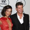 Paula Patton, Robin Thicke - 56 eme Soiree pre-Grammy and Salute To Industry Icons au Beverly Hilton Hotel de Beverly Hills le 25 janvier 2014