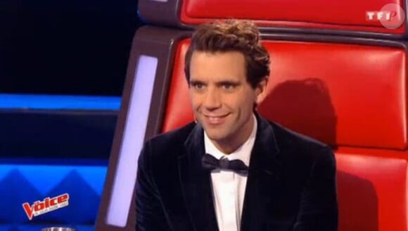 Mika sous le charme de Jenifer dans "The Voice, la suite", sur TF1, le samedi 25 février 2017.