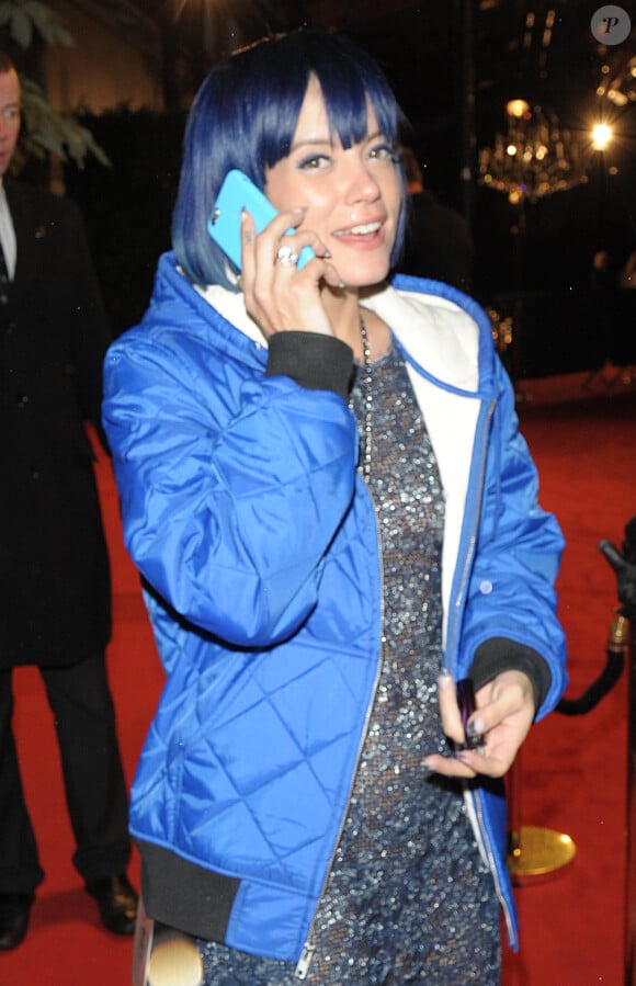 Lily Allen - Soirée des "British Fashion Awards" à Londres le 23 novembre 2015.  British Fashion Awards 2015 in London at the ColiseumTheatre 23 November 201523/11/2015 - Londres