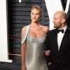 Rosie Huntington-Whiteley, Jason Statham lors de la Vanity Fair Oscar Party, The Wallis Annenberg Center for the Performing Arts, Los Angeles, le 27 février 2017.