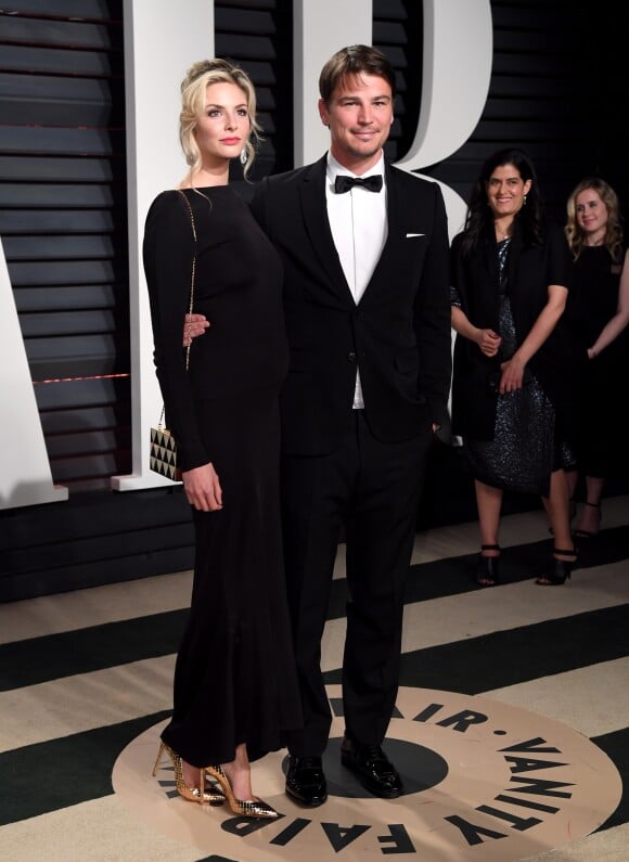 Josh Hartnett et Tamsin Egerton lors de leur arrivée à l'after party des Oscars organisée par le magazine "Vanity Fair" le 26 février 2017 à Los Angeles