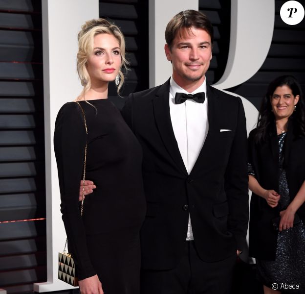 Josh Hartnett et Tamsin Egerton lors de leur arrivée à l'after party des Oscars organisée par le magazine "Vanity Fair" le 26 février 2017 à Los Angeles