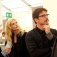 Josh Hartnett et sa compagne Tamsin Egerton - Vernissage du salon d'art contemporain "Frieze" à Londres. Le 13 octobre 2015