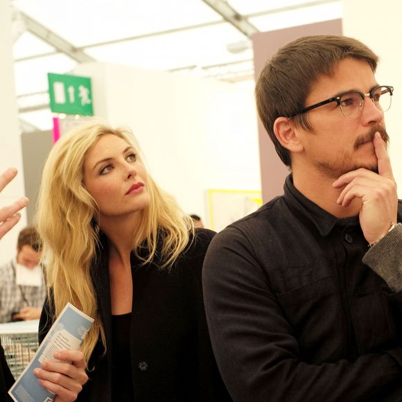 Josh Hartnett et sa compagne Tamsin Egerton - Vernissage du salon d'art contemporain "Frieze" à Londres. Le 13 octobre 2015