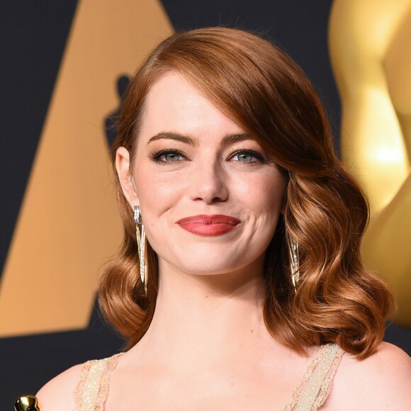 Emma Stone (Oscar de la meilleure actrice pour le film "La La Land") - Pressroom de la 89ème cérémonie des Oscars au Hollywood & Highland Center à Hollywood, le 26 février 2017. © Lisa O'Connor/ Zuma Press/Bestimage26/02/2017 - Hollywood