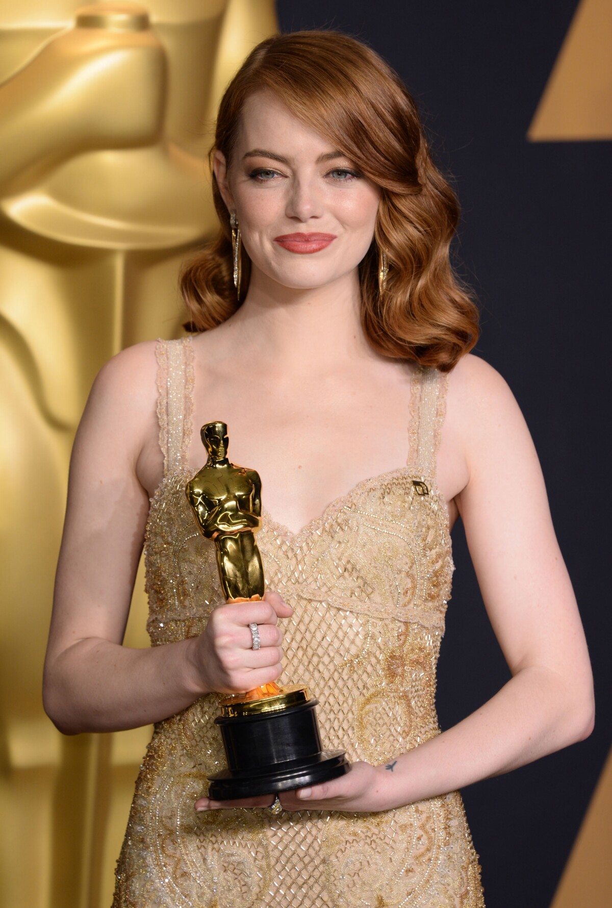 Photo : Emma Stone (Oscar De La Meilleure Actrice Pour Le Film "La La ...