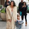 Exclusif - Kourtney Kardashian et sa fille Penelope à Topanga. Le 27 février 2017