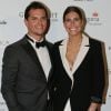 Laury Thilleman et son compagnon Juan Arbelaez - Photocall des célébrités à la 7ème Édition du Global Gift Gala au Four Seasons Hotel George V à Paris le 9 mai 2016 © Marc Ausset-Lacroix / Bestimage