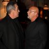 Thierry Ardisson et Jean-Baptiste Mondino lors du cocktail de lancement du magazine Façade 16 à l'hôtel Costes à Paris, France, le 23 février 2017. © Philippe Baldini/Bestimage