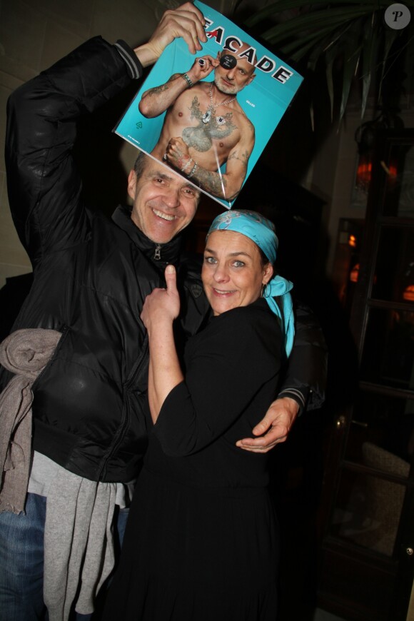 Olivia Provost et guest lors du cocktail de lancement du magazine Façade 16 à l'hôtel Costes à Paris, France, le 23 février 2017. © Philippe Baldini/Bestimage
