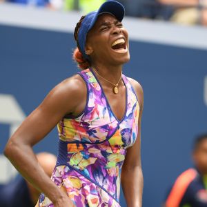 Venus Williams lors du huitième jour de l'US Open 2016 au USTA Billie Jean King National Tennis Center à Flushing Meadow, New York, le 5, Septembre 2016.