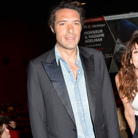 Doria Tillier et son compagnon Nicolas Bedos - Avant première du film "Monsieur & Madame Adelman" cinéma MK2 Bibliothèque à Paris, le 27 février 2017. © Veeren/Bestimage