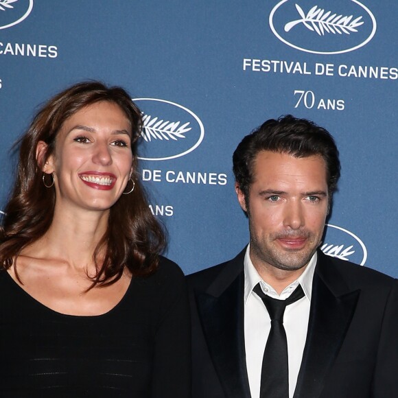 Doria Tillier et son compagnon Nicolas Bedos - Soirée à l'occasion des 70 ans du tout premier festival de Cannes à l'école des Beaux Arts à Paris, le 20 Septembre 2016. © Dominique Jacovides/Bestimage