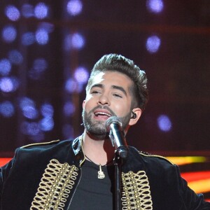 Le chanteur Kendji Girac à la 30ème édition du Téléthon 2016 (AFMTéléthon) à l'hippodrome de Longchamp à Paris, France, le 3 décembre 2016. Ce grand marathon caritatif en faveur de la recherche sur les maladies rares, s'est achevé dans la nuit avec 80,31 millions d'euros de promesses de dons au compteur, a annoncé l'Association Française contre les Myopathies (AFM-Téléthon). © Coadic Guirec/Bestimage