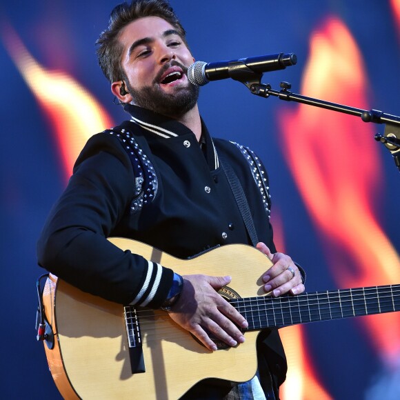 Exclusif - Kendji Girac lors de l'émission de télévision pour TF1 "La Chanson de l'Année 2016" à Nîmes le 17 juin 2016. © Bruno Bebert / Bestimage